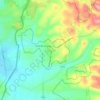 Topografisk karta باقة الشرقية, höjd, relief