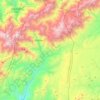 Topografisk karta Toubkal ⵜⵓⴱⵇⴰⵍ توبقال, höjd, relief