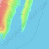 Topografisk karta Mörbylånga kommun, höjd, relief