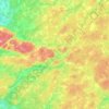 Topografisk karta Örkelljunga kommun, höjd, relief