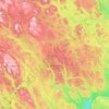 Topografisk karta Älvdalens kommun, höjd, relief