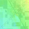 Topografisk karta Corcoran, höjd, relief