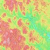 Topografisk karta Smedjebackens kommun, höjd, relief